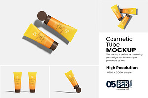 Cosmetic Tube Mockup, a Product Mockup by bimockup