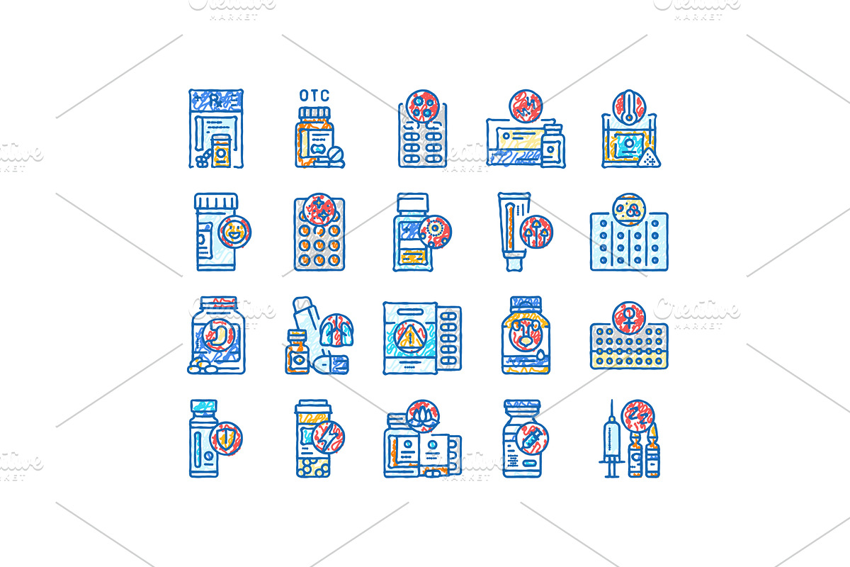 medicines pharmacy health medical, an Object Illustration by pikepicture