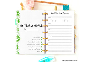 Goals Planner For Mini Happy PDF