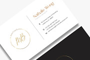 Golden Business Card Template, a Business Card Template by Emilly Studio (Thumbnail 2 of 3)