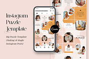 Instagram Puzzle Template in CANVA, a Social Media Template by RWstudio (Thumbnail 1 of 8)