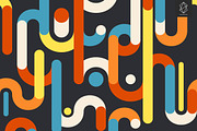 Geometric brevity seamless patterns, a Pattern Graphic by Yury Velikanov (Thumbnail 3 of 11)