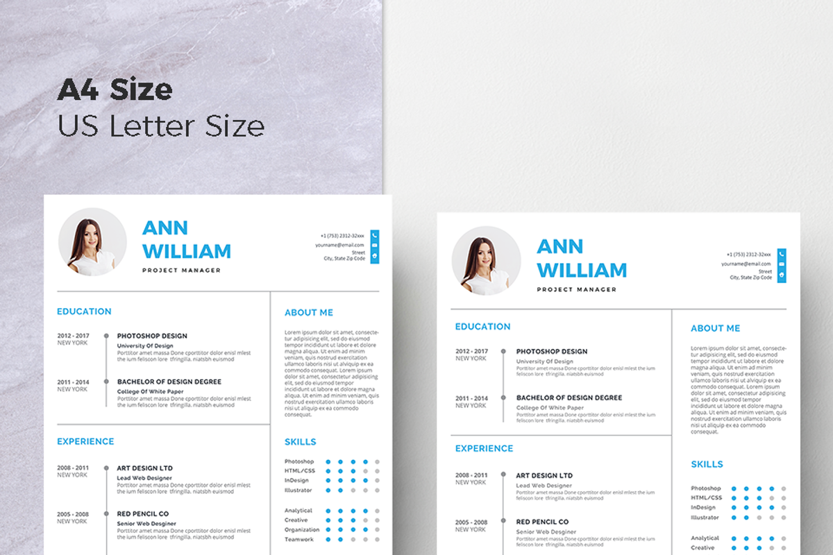 Cover Letter & Resume Template, a Resume Template by Hito Graphic (Photo 8 of 8)