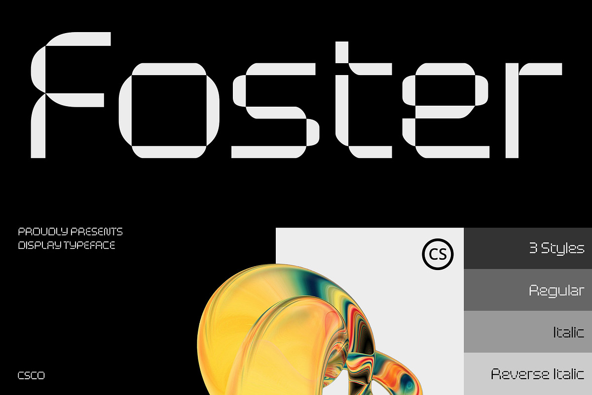 CS Foster – Pixel Font, a Sans Serif Font by Craft Supply Co. (Photo 1 of 8)