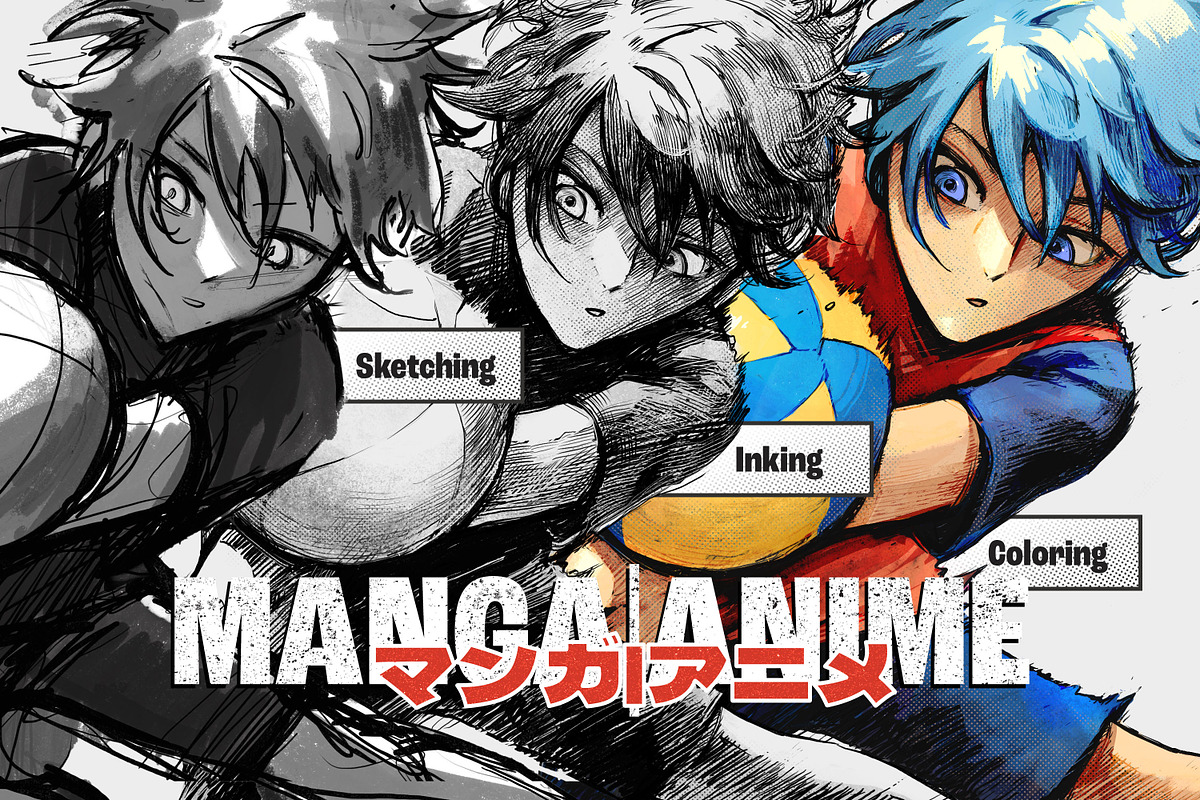 Manga Affinity Brushes Bundle, a Brush Add-On by brushapes.com (Photo 4 of 25)