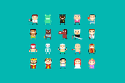 100 Pixel Art Characters - 2, an Icon by chewkotski (Thumbnail 4 of 6)