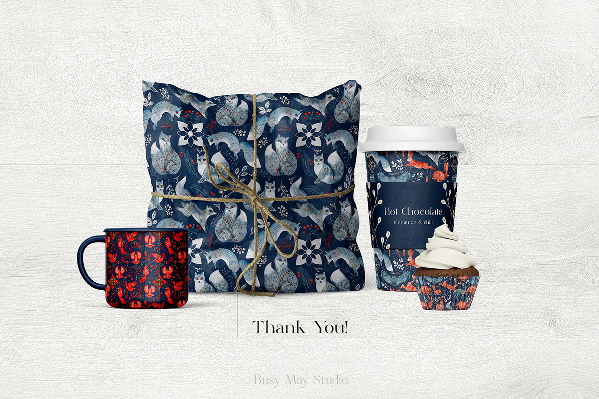 Taika: Big Folk Art Collection, an Animal Illustration by Busy May Studio (Photo 14 of 14)
