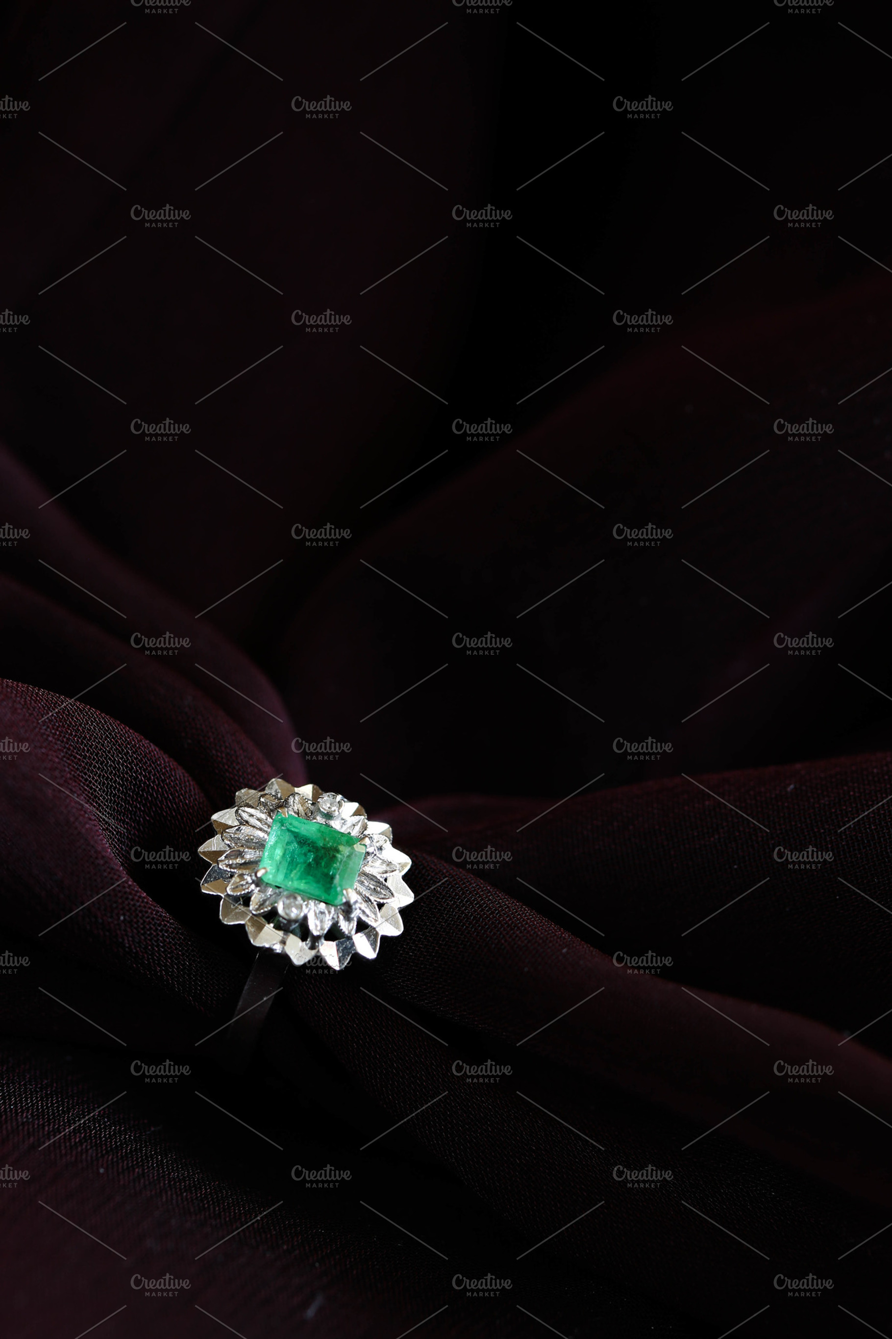 Emerald ring, a Beauty & Fashion Photo by The Little Wild Apple