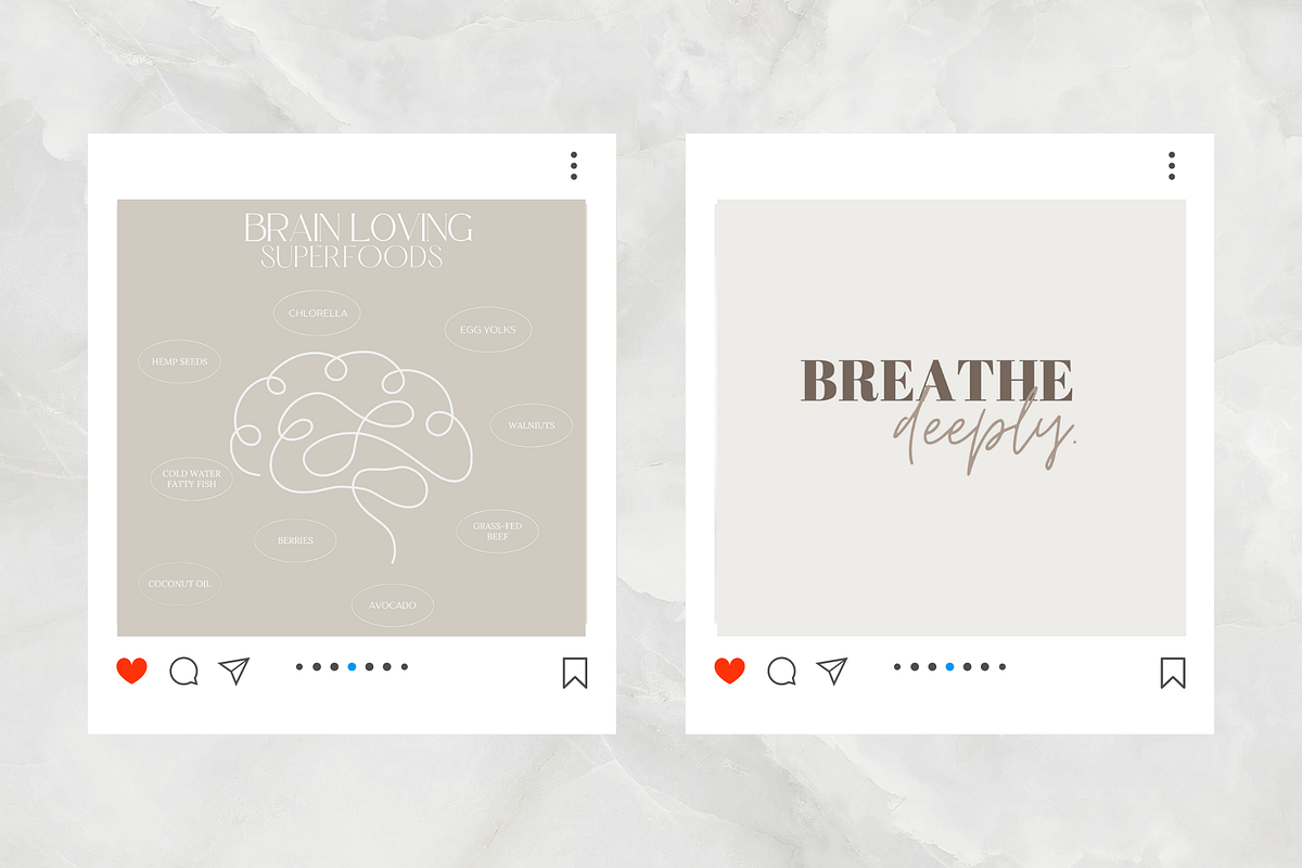 Health Coach Instagram Template, a Templates & Theme by Thrive Nutrition Studio (Photo 7 of 9)