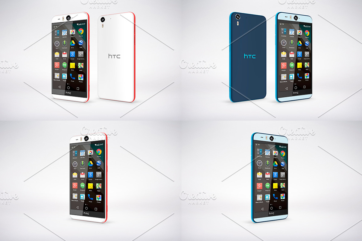 HTC Desire EYE Photorealistic Mockup, a Device Mockup by Alex_Yanko (Photo 5 of 5)