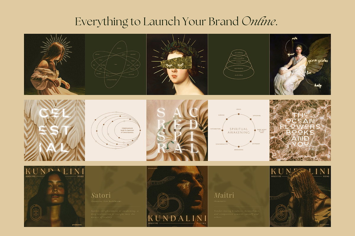 Spiritual Coach Social Media Bundle, a Social Media Template by The Flossy Finch (Photo 15 of 19)