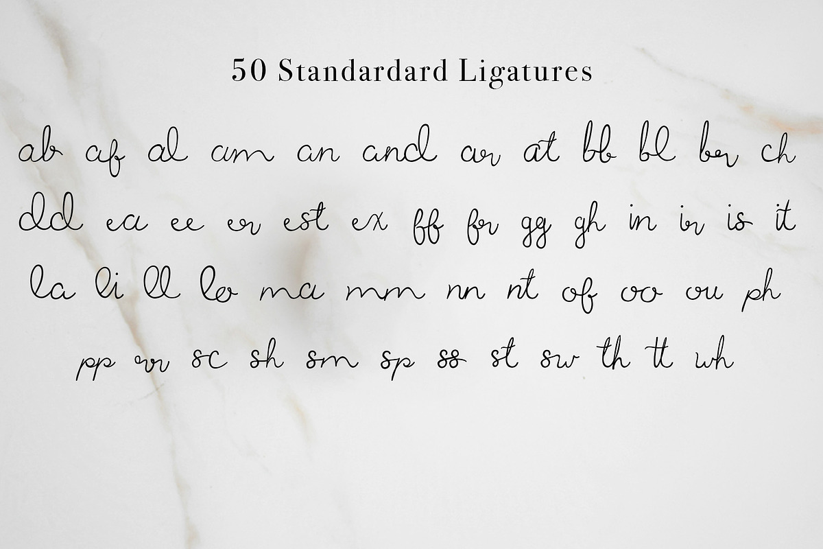 Patisserie Script - A Sweet Font, a Script Font by amberrogals (Photo 7 of 7)