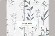 Neutral Botanical Backgrounds, a Background Graphic by Anna Sokol (Thumbnail 5 of 10)