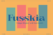 Fusskia - Display Serif, a Serif Font by TypeClassHeroes (Thumbnail 1 of 15)