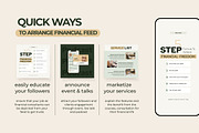 Financial Instagram Creator CANVA PS, a Social Media Template by Eviory (Thumbnail 3 of 34)