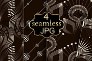 Patterns modern backgrounds Art Deco, a Pattern Graphic by Futurel (Thumbnail 1 of 4)