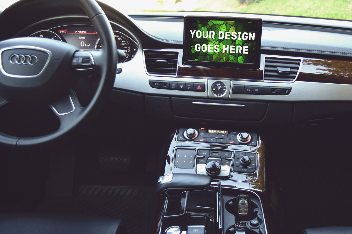 Car Navigation Tablet Mock-up Pack#3, an iPad Mockup by vraiana (Photo 2 of 5)