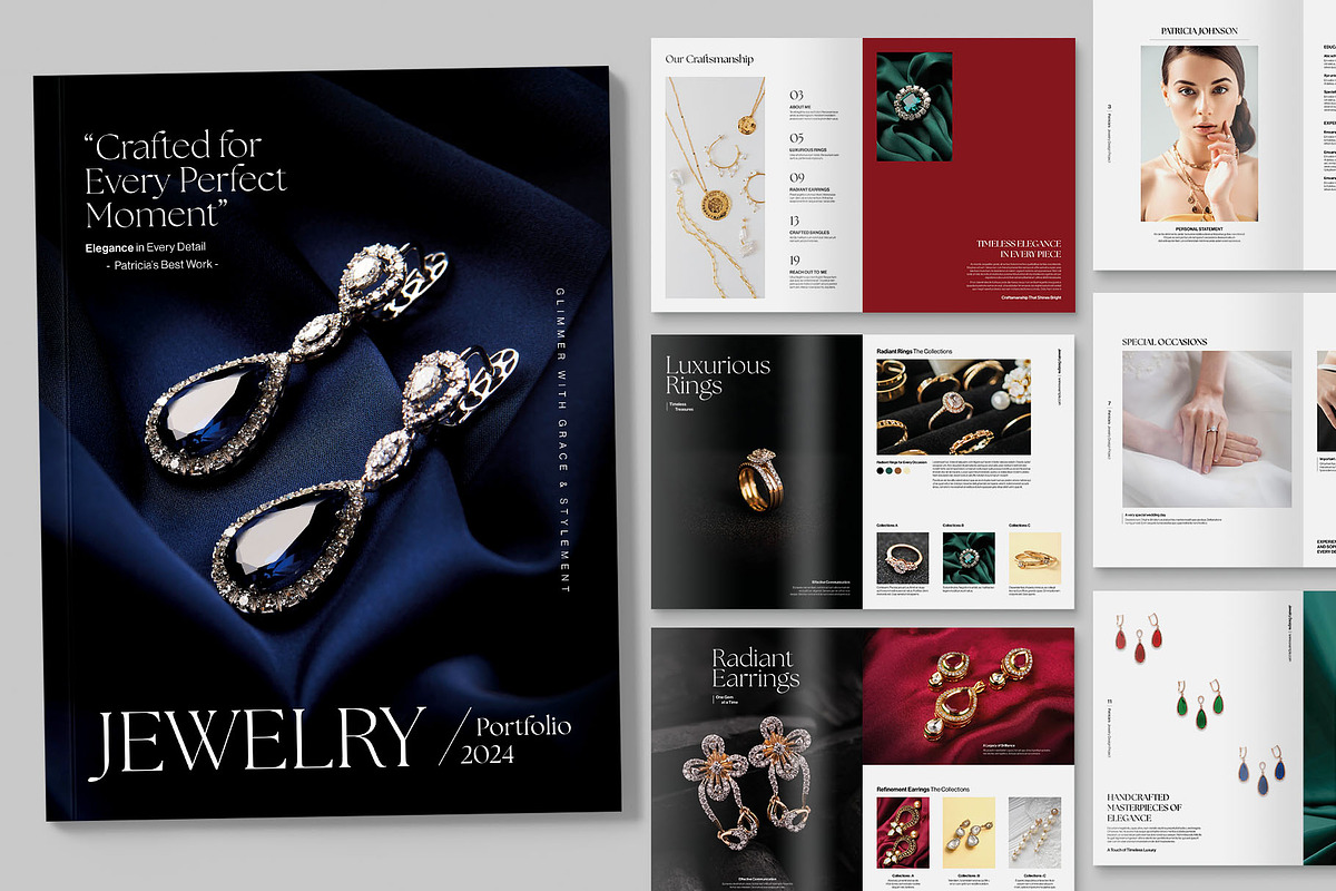 Jewellery Portfolio & Catalog Layout, a Magazine Template by BrandPacks (Photo 1 of 6)