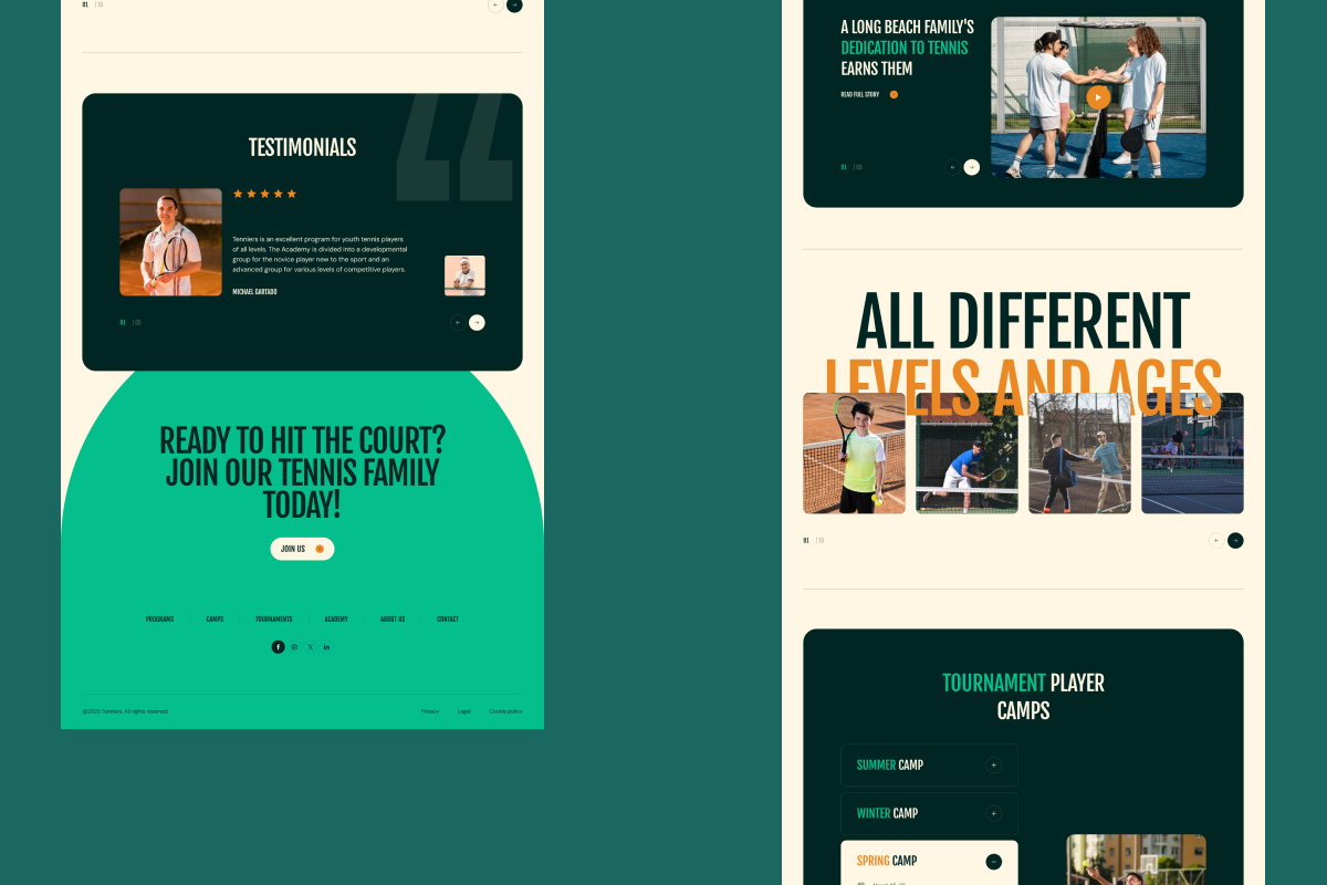 10 Figma Landing Page Templates, a Landing Page Template by zroch design (Photo 28 of 32)