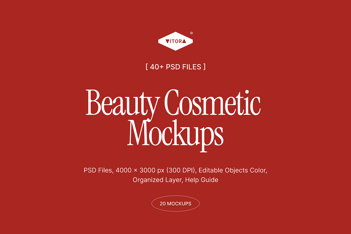 Cosmetic Boxes & Promotion Mockups, an Advertising Mockup by Vitora Mockup (Photo 2 of 12)