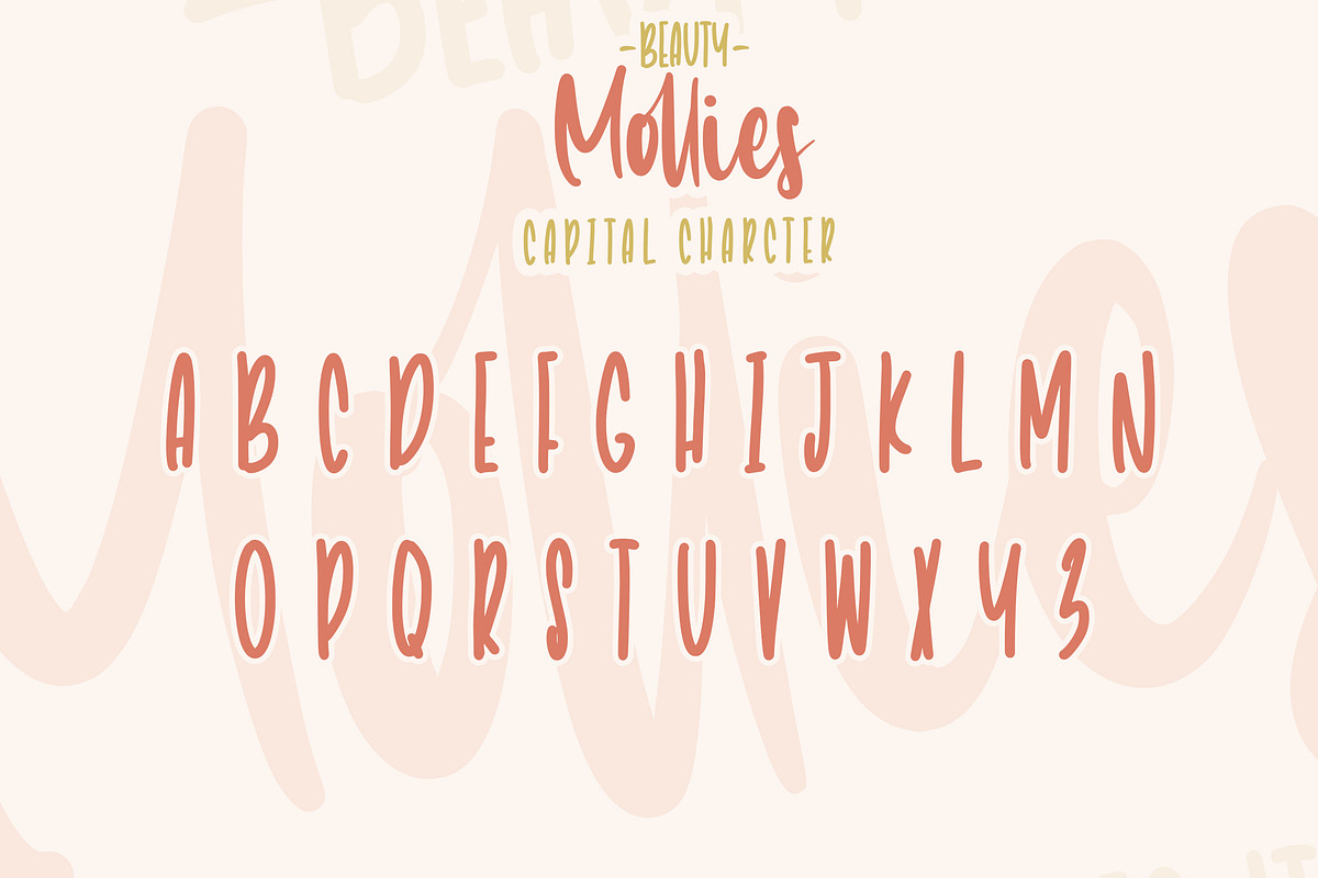 Beauty Mollies - Font Duo, a Script Font by Arendxstudio (Photo 8 of 8)