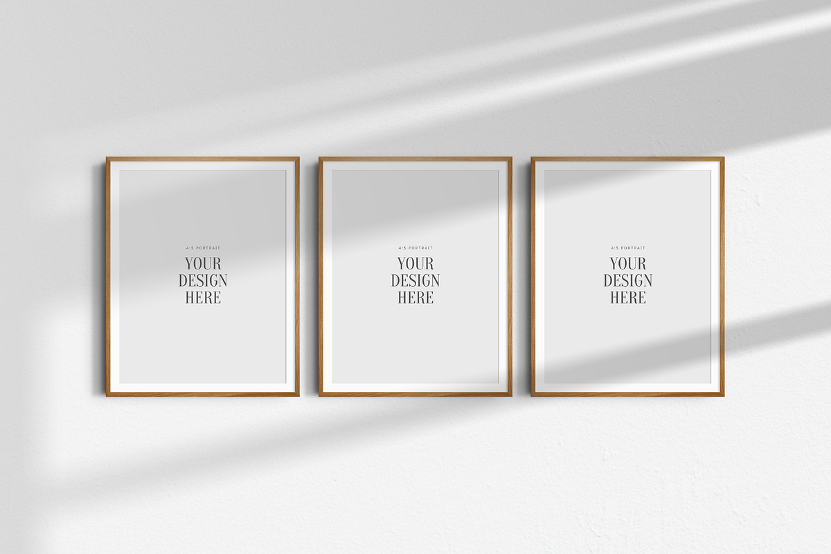 Frame Mockup BUNDLE 4:5 Portrait, a Product Mockup by DESIGN BY nube (Photo 9 of 15)
