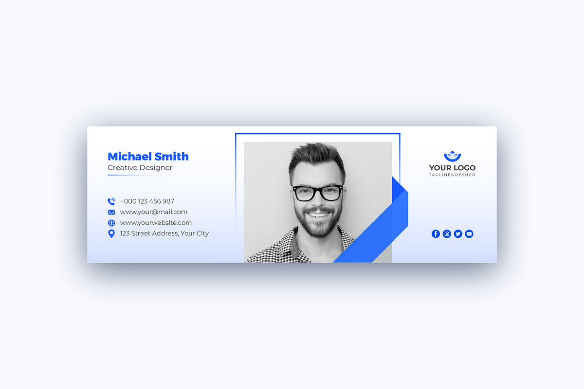 Email Signature Template, an Email Template by Mk_Studio (Photo 3 of 7)