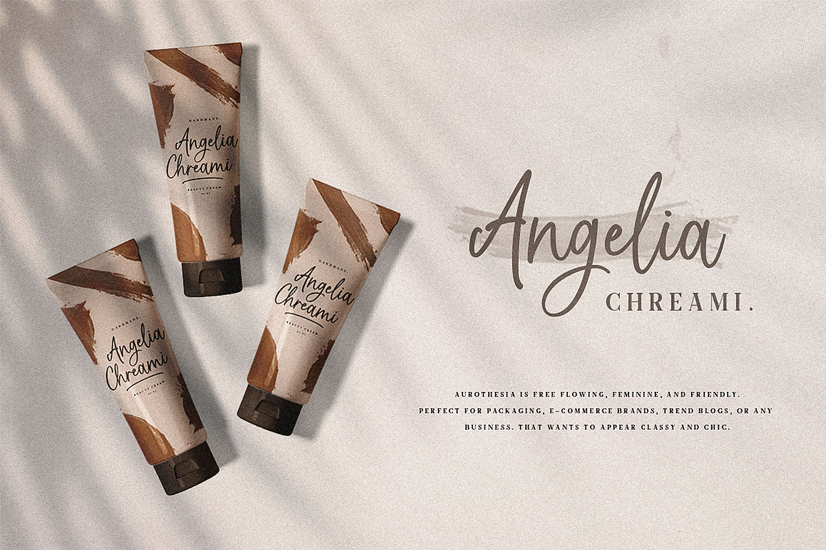 Aurothesia Casual Chic Font Duo! preview 2
