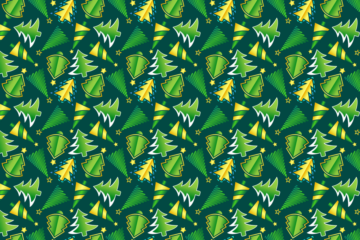 Christmas Seamless Pattern Set, a Pattern Graphic by pixaroma (Photo 3 of 5)