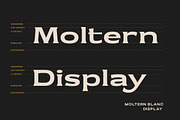 Moltern Blanc - Vintage Display Fon, a Sans Serif Font by Letterhend Studio (Thumbnail 4 of 9)