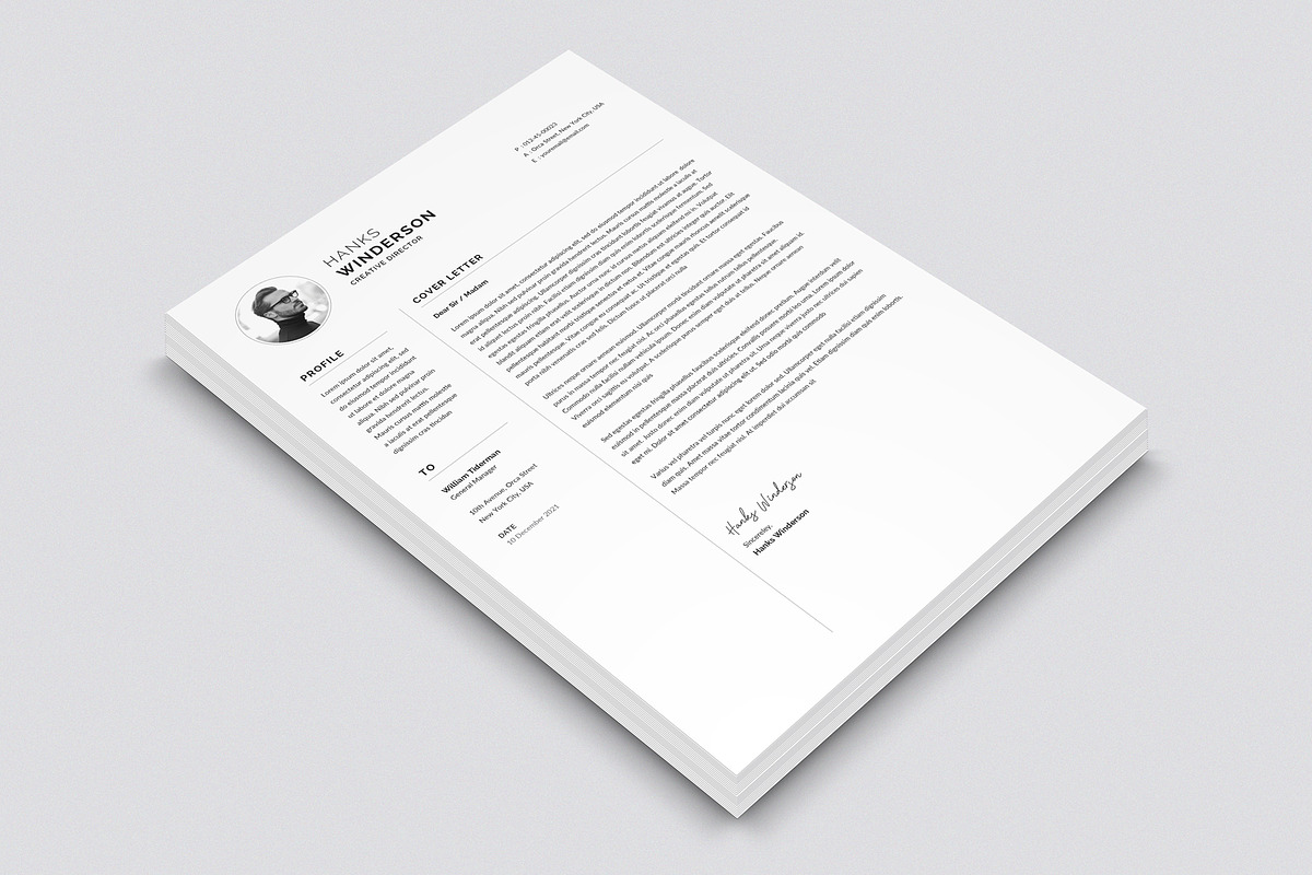 Resume/CV, a Resume Template by Orcshape Studio (Photo 4 of 5)
