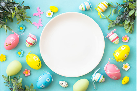 Easter table setting, Easter food, a Food & Drink Photo by Nadia-nb