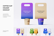 Coffee Cups with Holder Mockup, a Product Mockup by zpackcreative (Thumbnail 1 of 7)