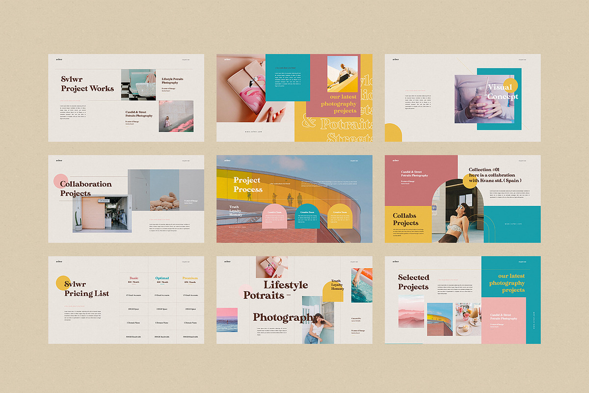 SVLWR - Powerpoint Brand Guidelines, a Presentation Template by notgreystudio (Photo 10 of 12)