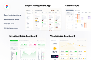 4 apps screen for every day life
