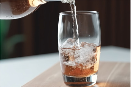 Pouring soda water bottle drink, a Food & Drink Photo by Ylivdesign