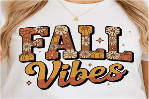 Fall Vibes PNG Autumn Quote