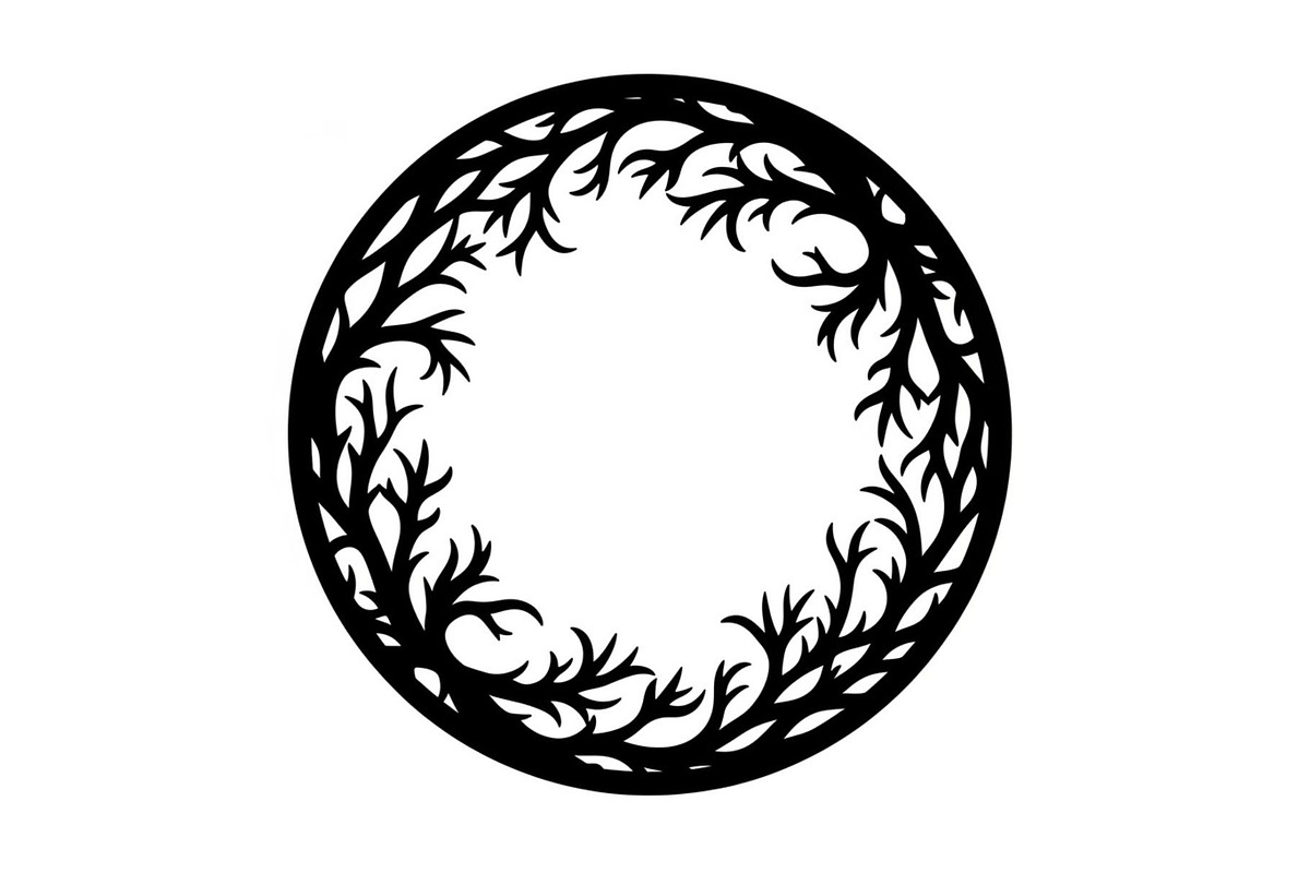 Decorative Nature Frame Silhouettem, a Graphic by BIPLOB EXPERT (Photo 12 of 13)