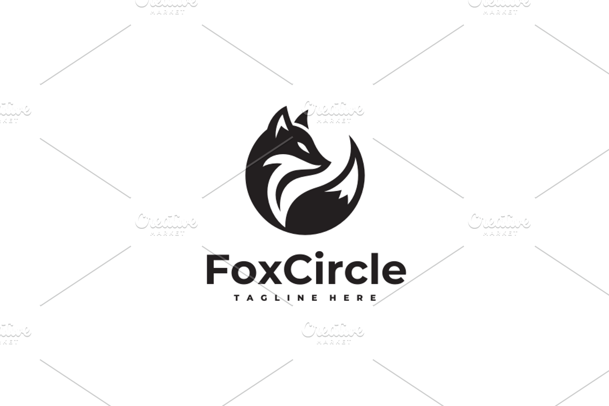 Fox Circle Logo Template, a Branding & Logo Template by yopie (Photo 3 of 3)
