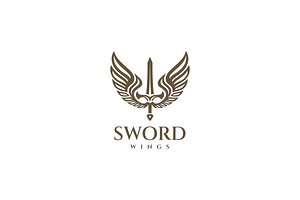 Sword Wings Logo, a Branding & Logo Template by yopie