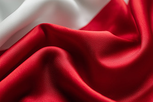 Detailed view on Polish flag, a Background Photo by MistyDay