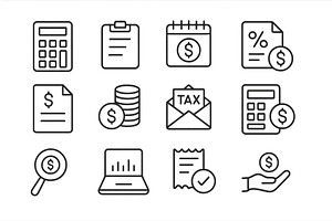 Financial management tools and, an Object Illustration by ZinetroN