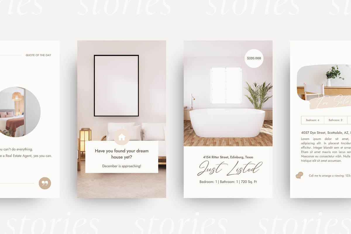 Real Estate Instagram Post Template, a Social Media Template by LiliesandBerries (Photo 13 of 22)