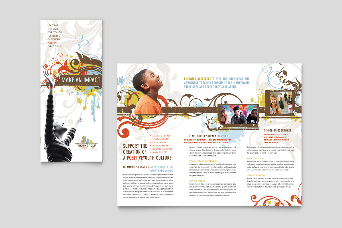 Youth Ministry Brochure Template, a Brochure Template by StockLayouts (Photo 4 of 4)