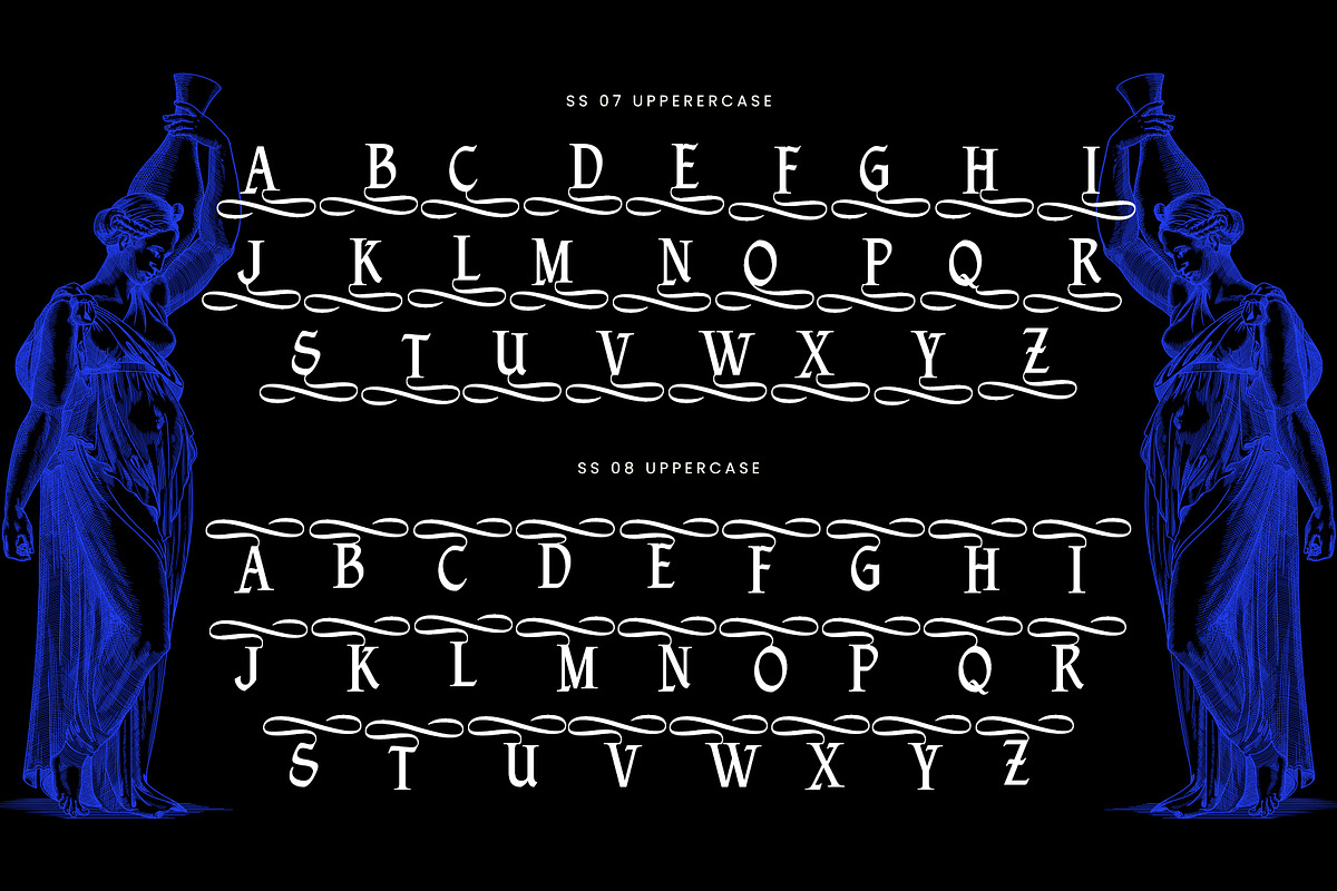 Virtus Gloria Typeface, a Blackletter Font by alit design (Photo 14 of 16)