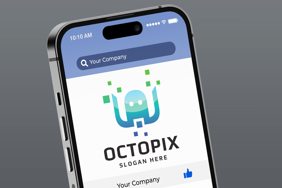 Octopus Pixel Logo Template, a Branding & Logo Template by Design_Planet (Photo 3 of 5)
