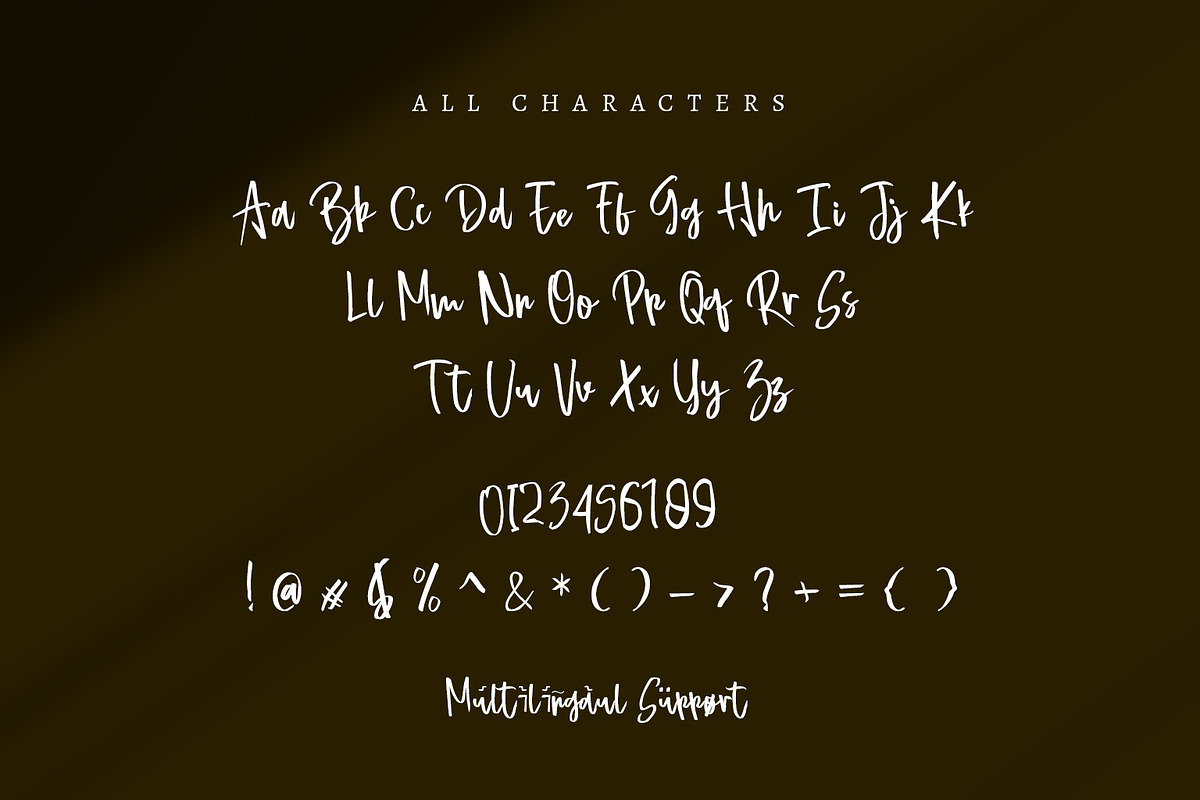 Amstrong - Handwritten Brush Script, a Handwritten Font by Kincrev Studio (Photo 4 of 7)