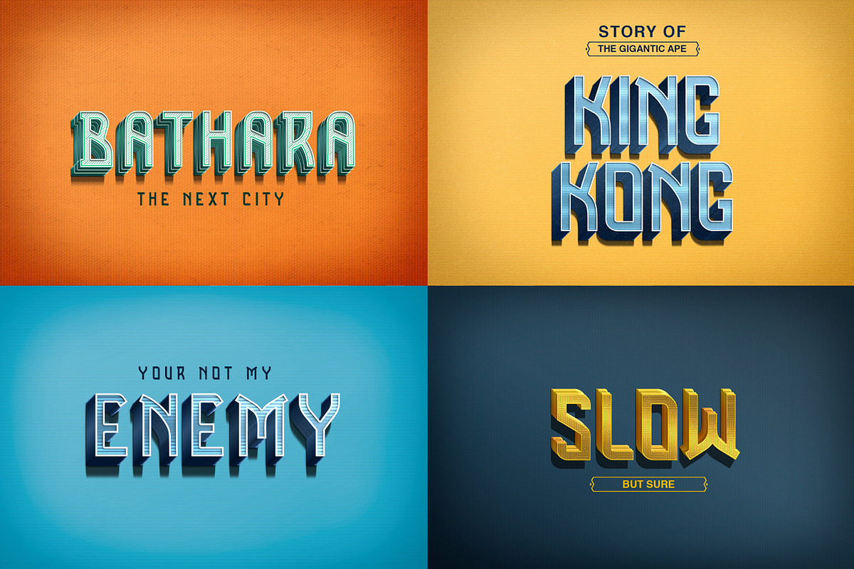BENZA - Display Typeface preview 2