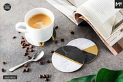 Round Coasters Mock-ups Set, a Cups & Container Mockup by Mocca Mockups Store (Thumbnail 15 of 24)