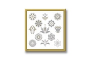 Set of gray floral, a Pattern Graphic by RODINA (Thumbnail 3 of 3)